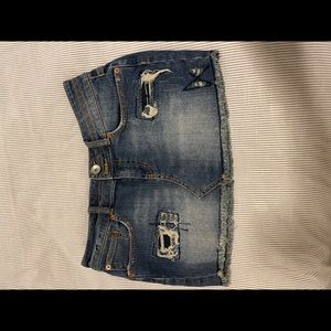 Dkny denim skirt